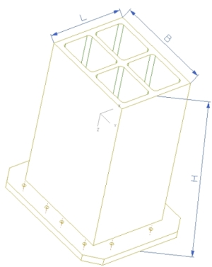 Rasterkörper, Kubus, kuben, werkzeugstahl, grau- oder sphäroguss, aluminium, mineralgu